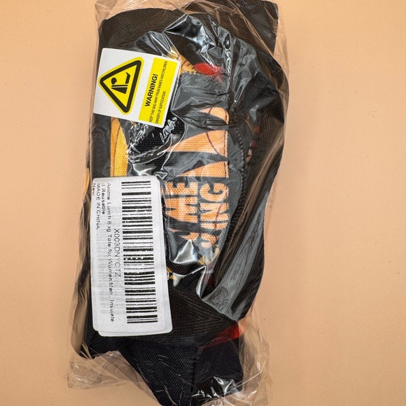 Anime Graphic Lunch Bag - Black - Picture 5 of 5